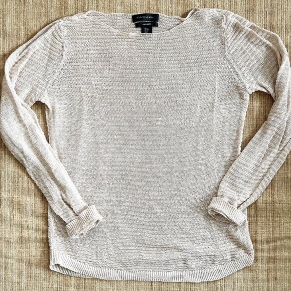Tahari 100% Linen Sweater - Picture 1 of 3